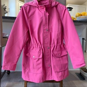 Talbots Raspberry Raincoat XL
